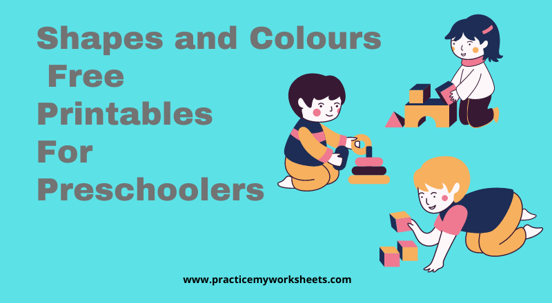 Shapes, Colours and Numbers Free Printables For Preschoolers