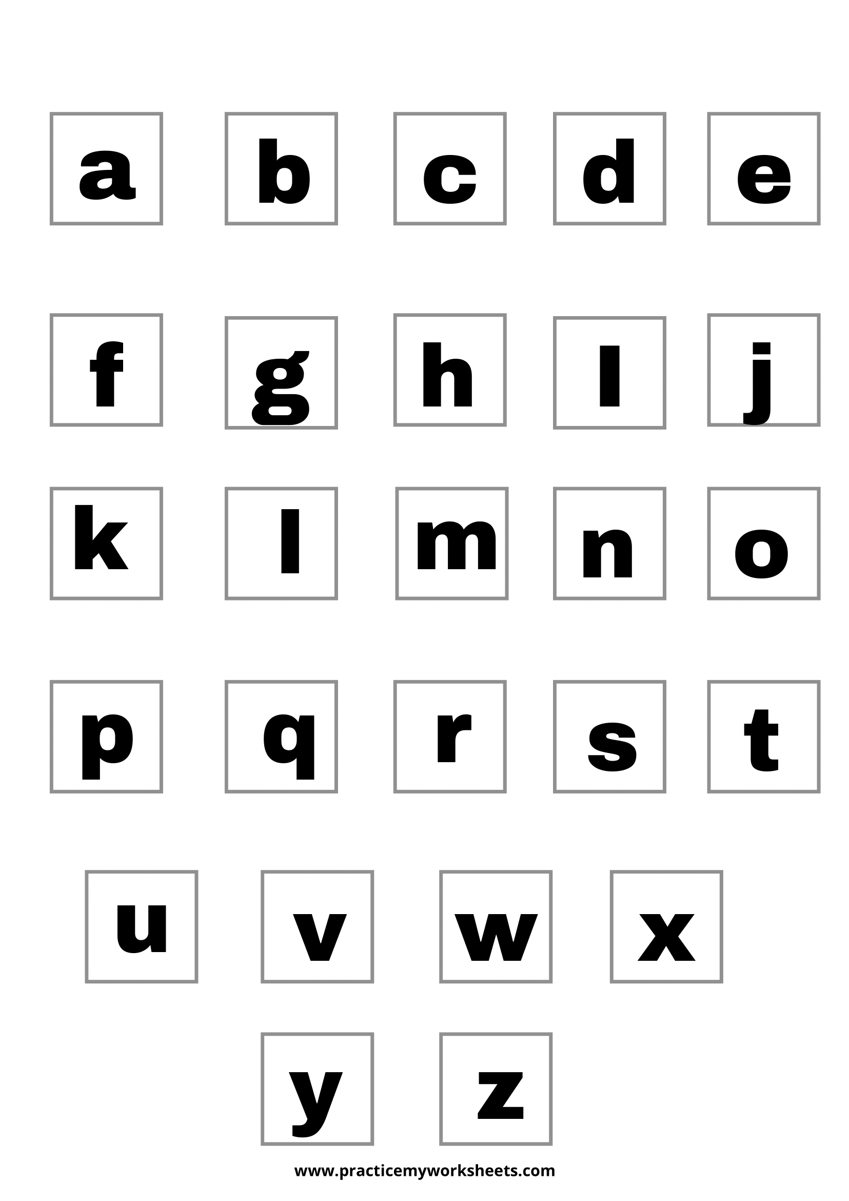 Free Alphabet Printables for Preschoolers