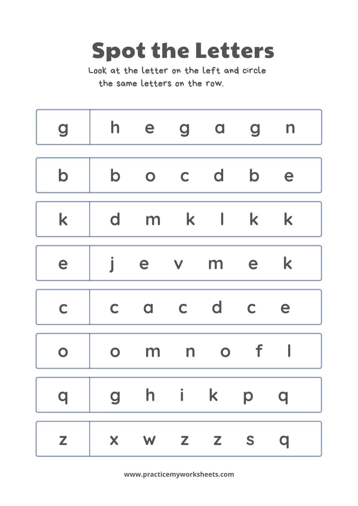 Free Alphabet Printables for Preschoolers