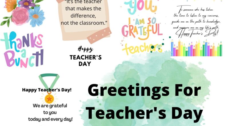 Greetings For Teachers Day