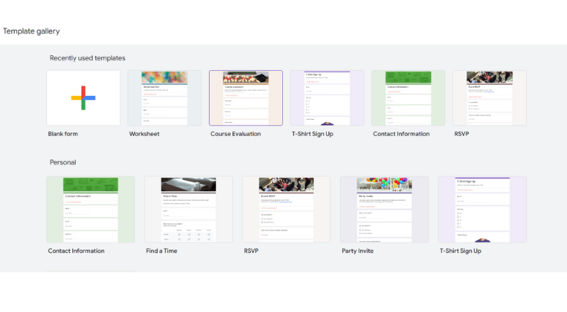 google forms